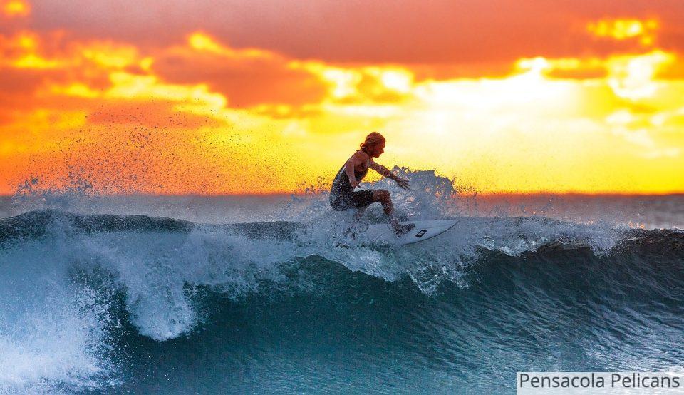surfing, nature, sunset